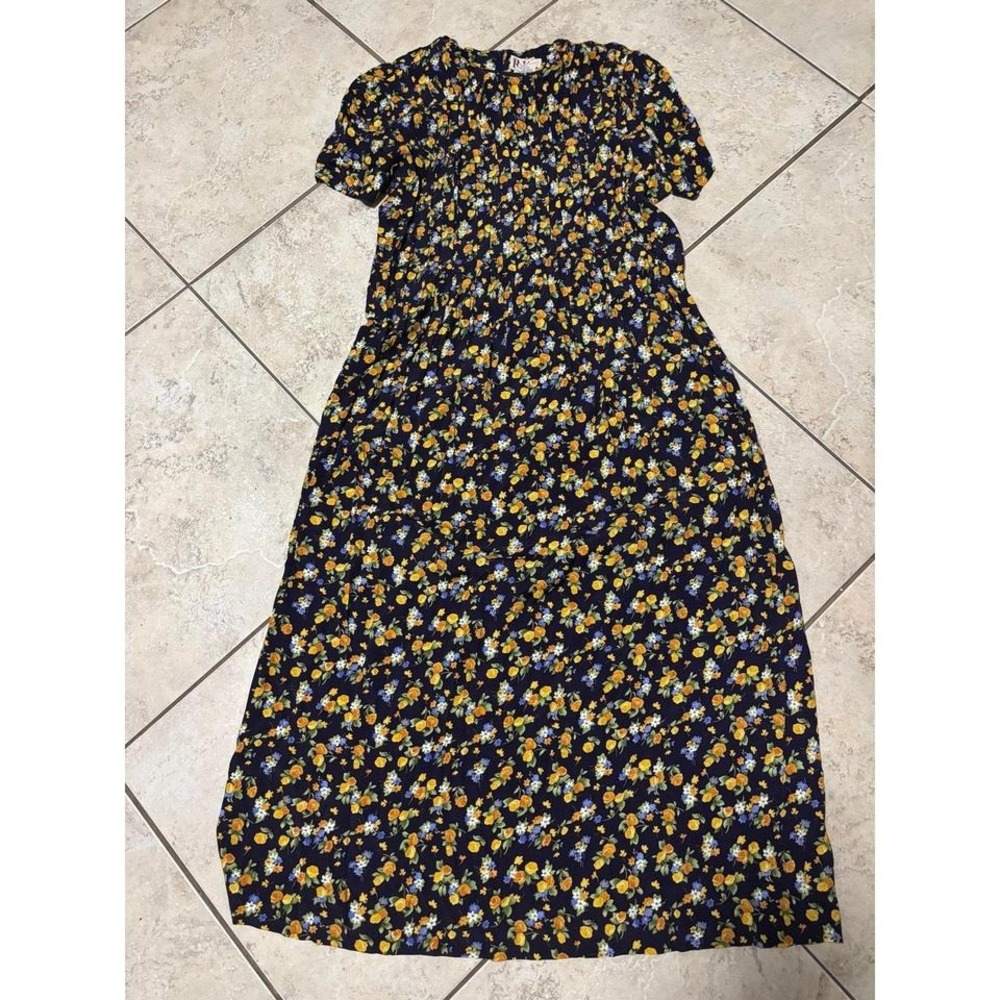 Vintage cottage core maxi R&K Originals dress size 12‎